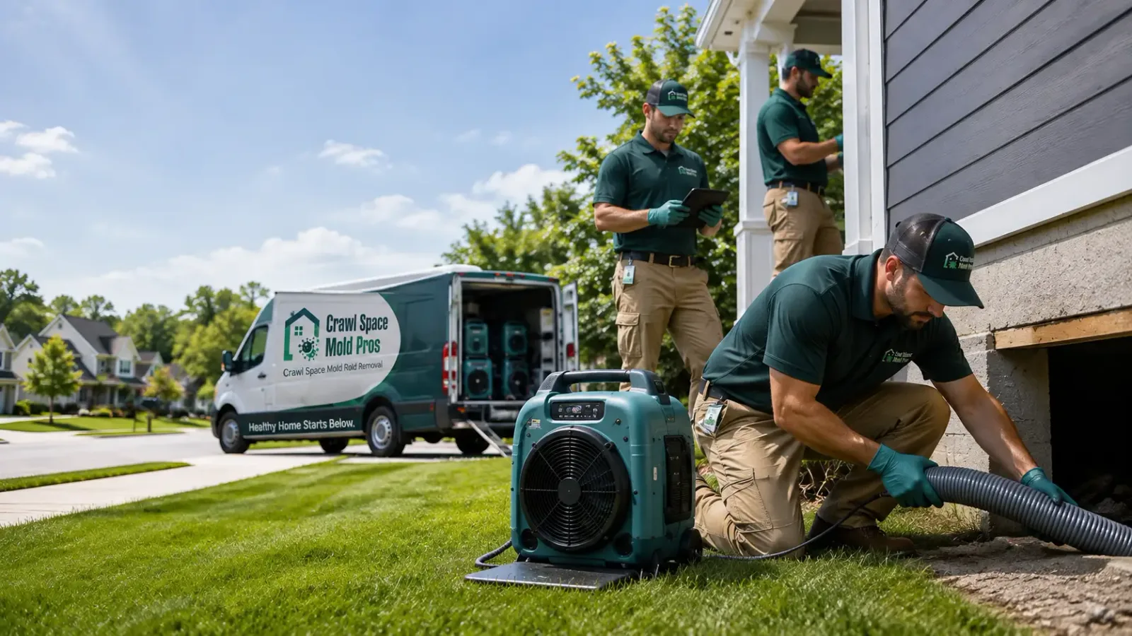 Crawl Space Mold Removal in La Salle, CO